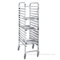 Stainless Steel Square Tubes Trolley Stainless Steel Square Tubes Bakery Pan Trolley Factory